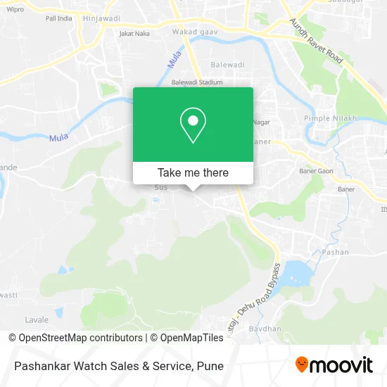 Pashankar Watch Sales & Service map