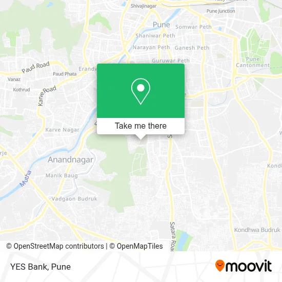 YES Bank map