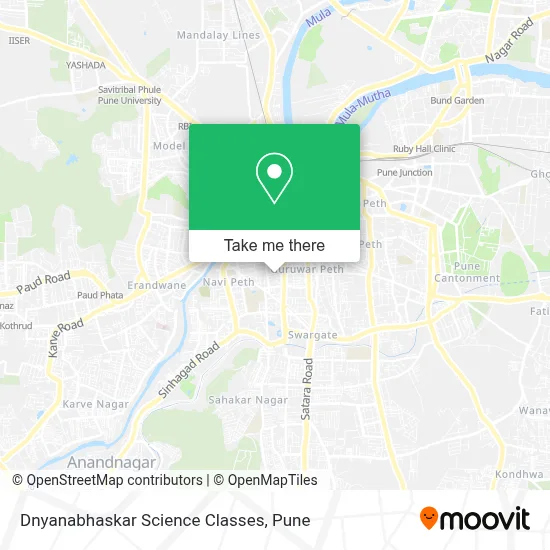 Dnyanabhaskar Science Classes map