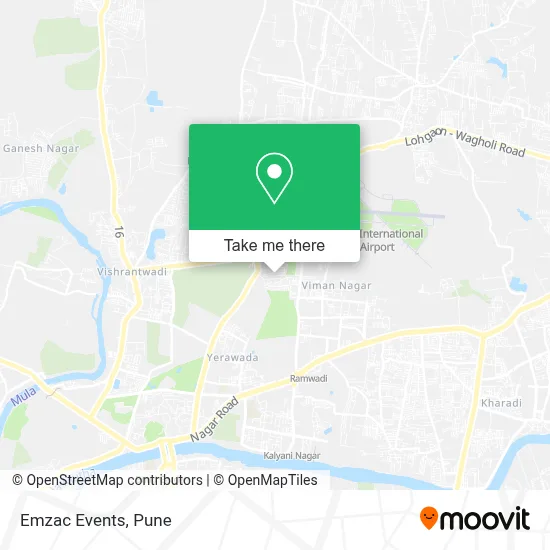 Emzac Events map