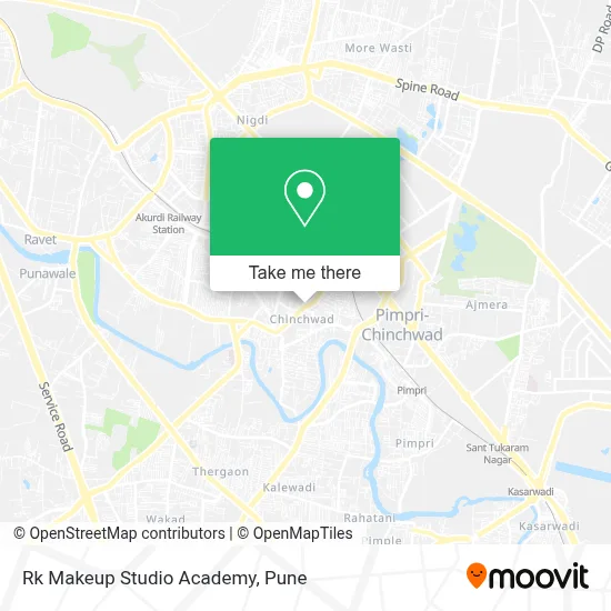 Rk Makeup Studio Academy map