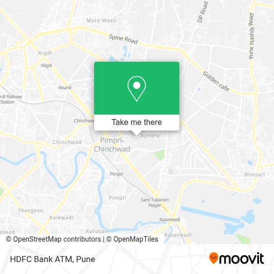 HDFC Bank Atm map
