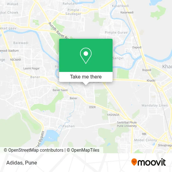 Adidas map