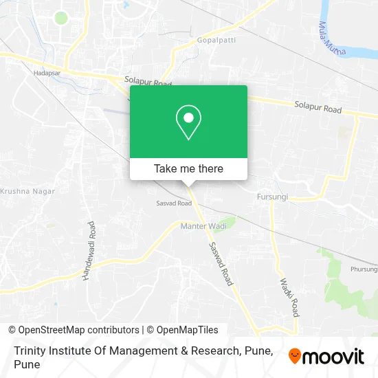 Trinity Institute Of Management & Research, Pune map