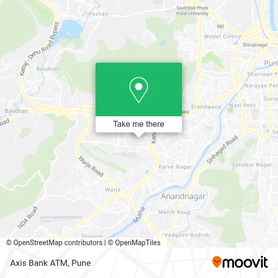 Axis Bank Atm map