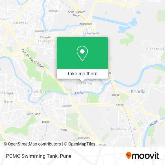 PCMC Swimming Tank map