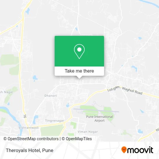 Theroyals Hotel map