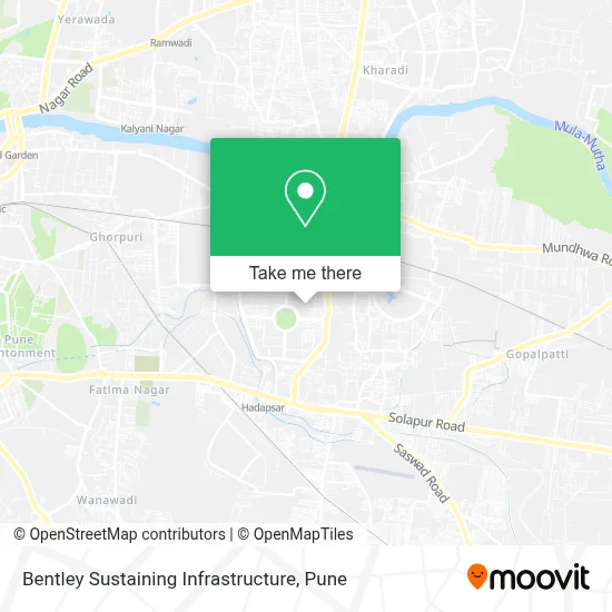 Bentley Sustaining Infrastructure map