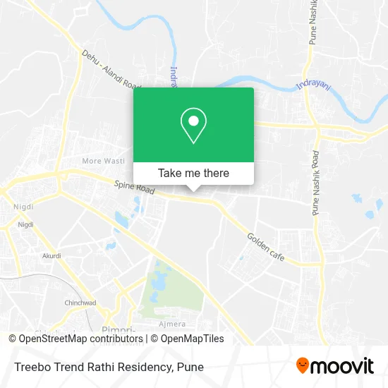 Treebo Trend Rathi Residency map
