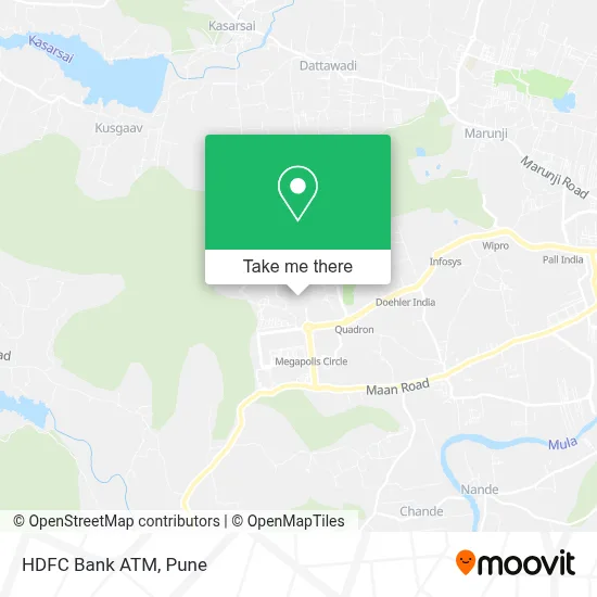 HDFC Bank Atm map