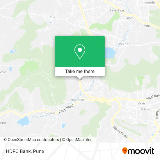 HDFC Bank map