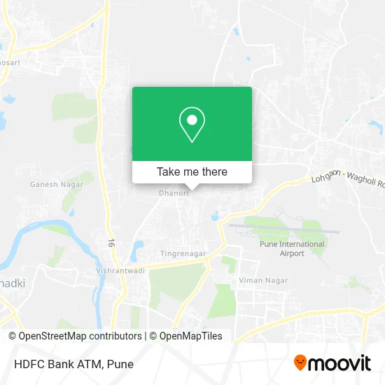 HDFC Bank Atm map