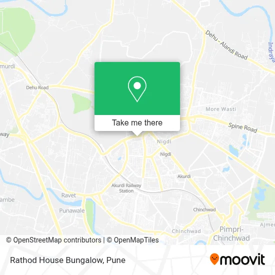 Rathod House Bungalow map