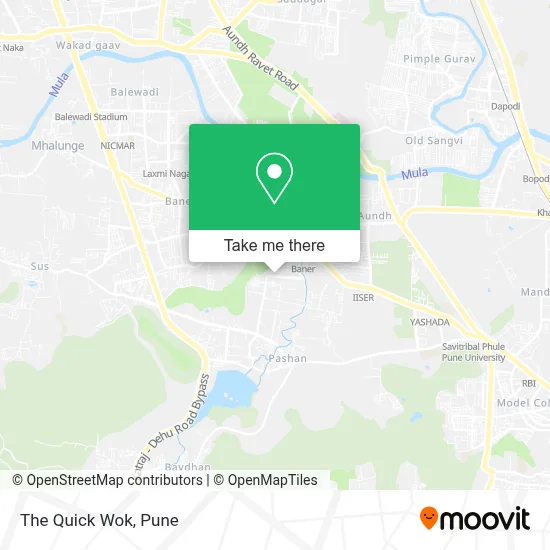 The Quick Wok map
