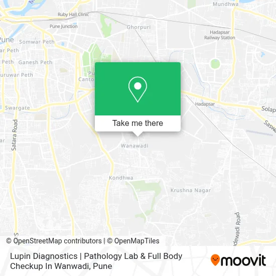 Lupin Diagnostics | Pathology Lab & Full Body Checkup In Wanwadi map