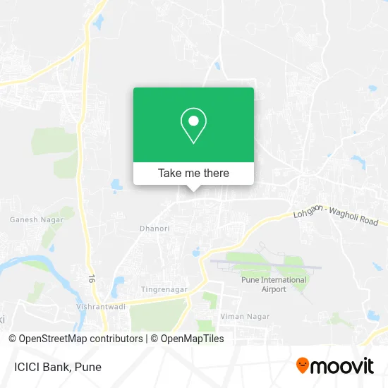 ICICI Bank map