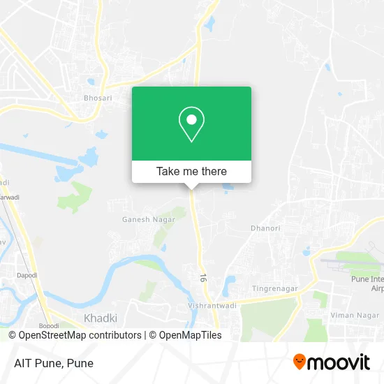 AIT Pune map