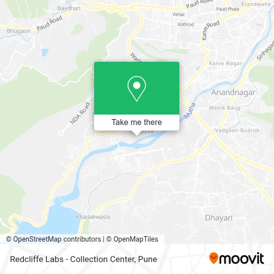 Redcliffe Labs - Collection Center map