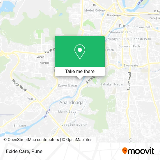 Exide Care map