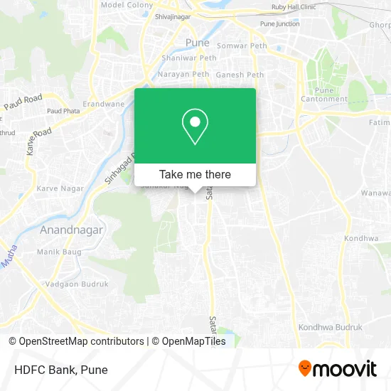 HDFC Bank map