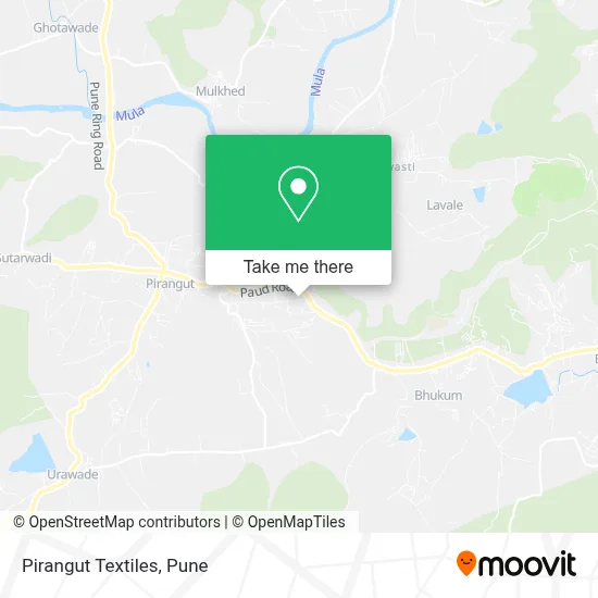Pirangut Textiles map