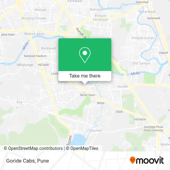 Goride Cabs map