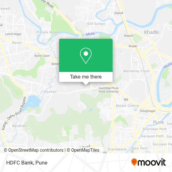HDFC Bank map