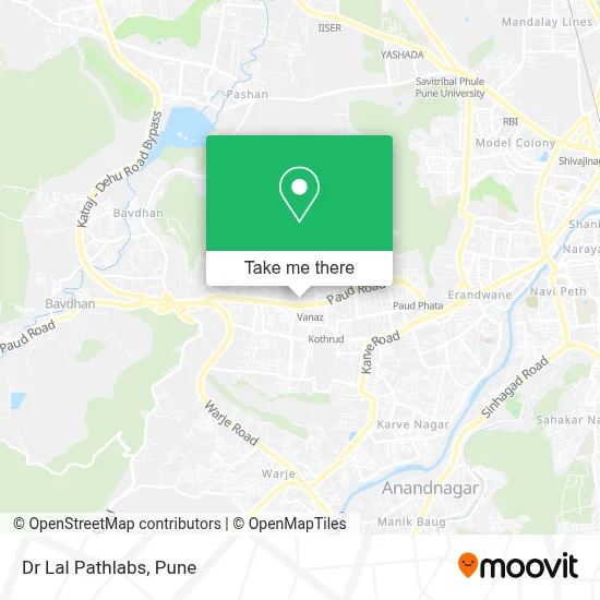 Dr Lal Pathlabs map