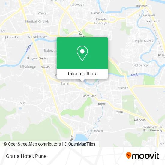 Gratis Hotel map