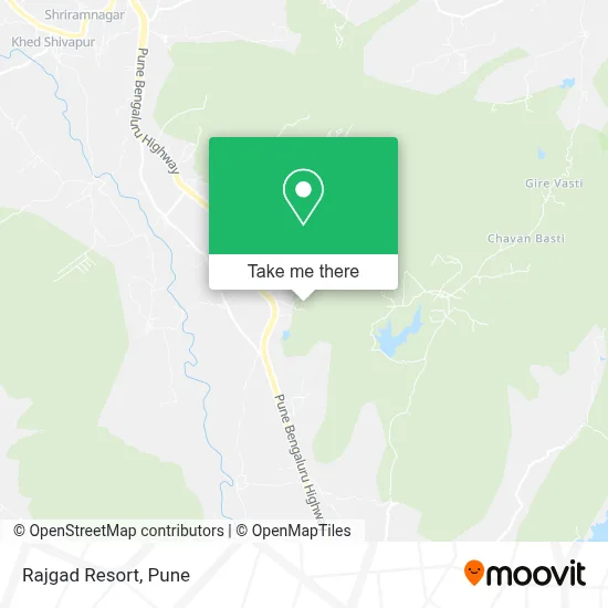 Rajgad Resort map