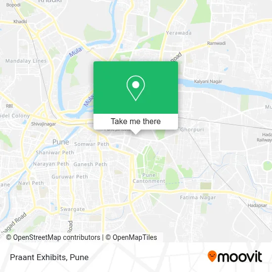 Praant Exhibits map