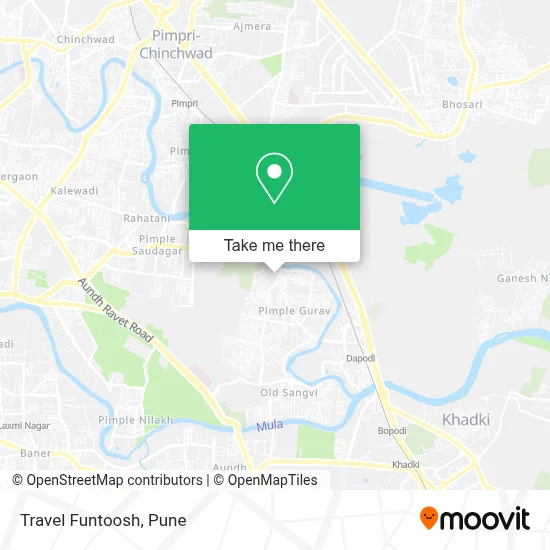 Travel Funtoosh map