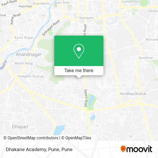 Dhakane Academy, Pune map