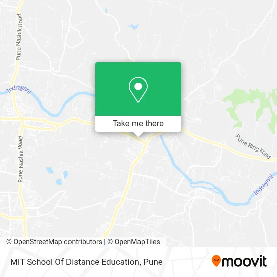 MIT School Of Distance Education map
