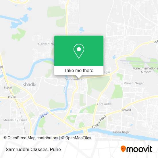 Samruddhi Classes map