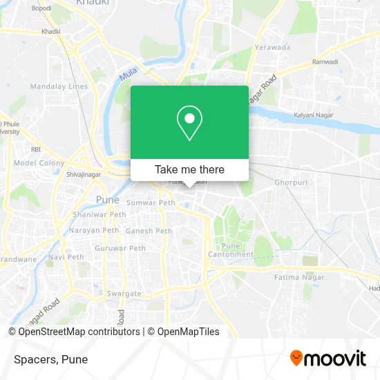 Spacers map