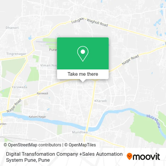Digital Transfomation Company +Sales  Automation System  Pune map