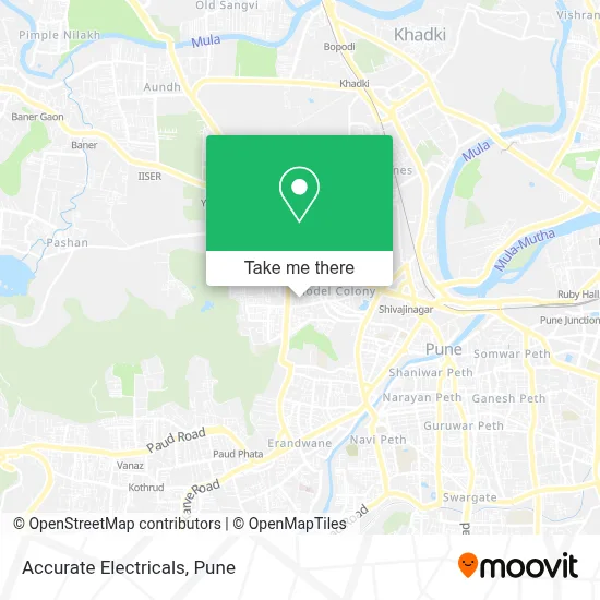 Accurate Electricals map