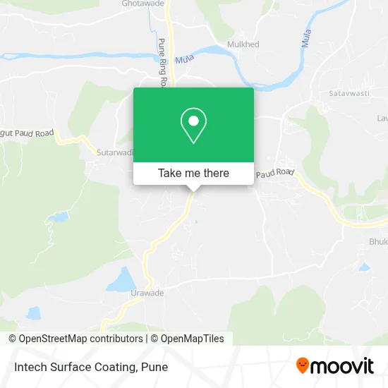 Intech Surface Coating map