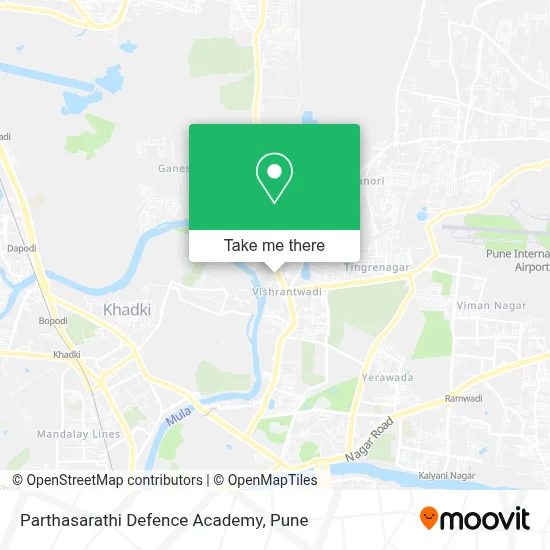 Parthasarathi Defence Academy map