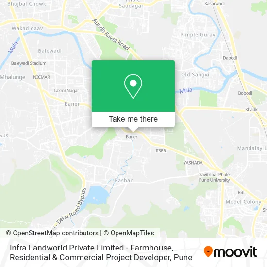 Infra Landworld Private Limited - Farmhouse, Residential & Commercial Project Developer map