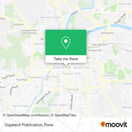 Gigatech Publication map