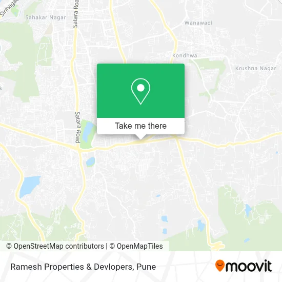 Ramesh Properties & Devlopers map