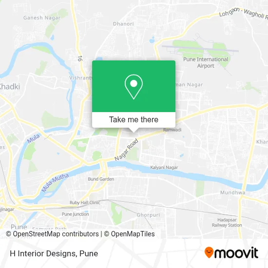 H Interior Designs map