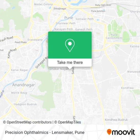 Precision Ophthalmics - Lensmaker map
