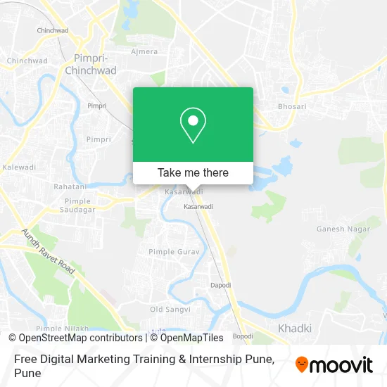 Free Digital Marketing Training & Internship Pune map