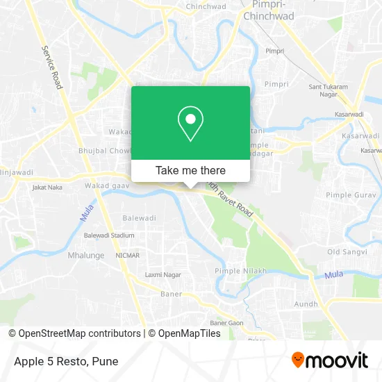 Apple 5 Resto map
