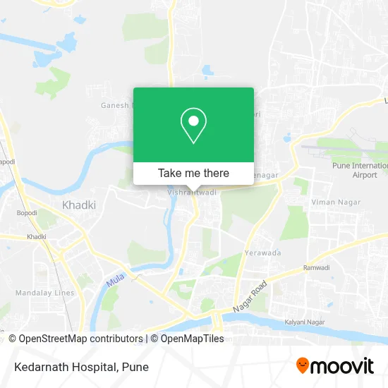 Kedarnath Hospital map