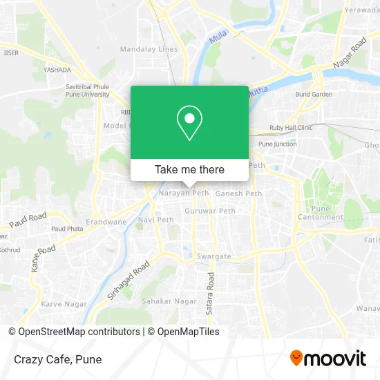 Crazy Cafe map