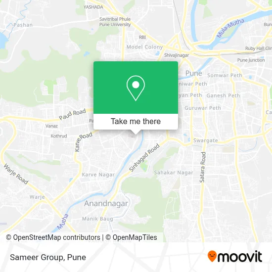 Sameer Group map